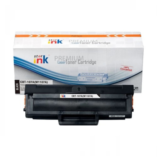 StarInk 107A Black LaserJet Toner with Chip