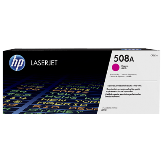 HP 508A Magenta Original LaserJet Toner (For CLJ M553N, DN)