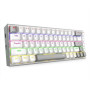 Redragon K705 White Gray PRO Tri-Mode rainbow mechanical gaming keyboard