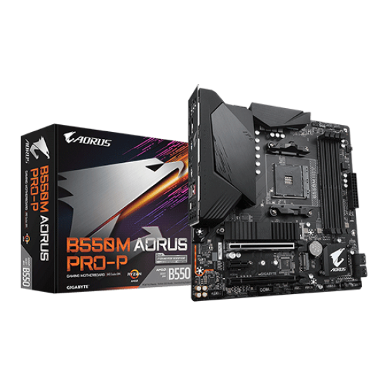 GIGABYTE B550M AORUS PRO-P Micro-ATX AM4 Motherboard