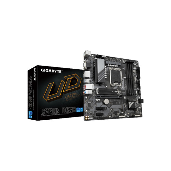 GIGABYTE B760M DS3H AX DDR4 mATX Motherboard