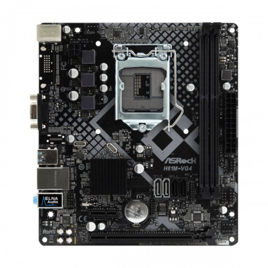 ASRock H81M-VG4 R4.0 4th Gen Micro ATX Motherboard