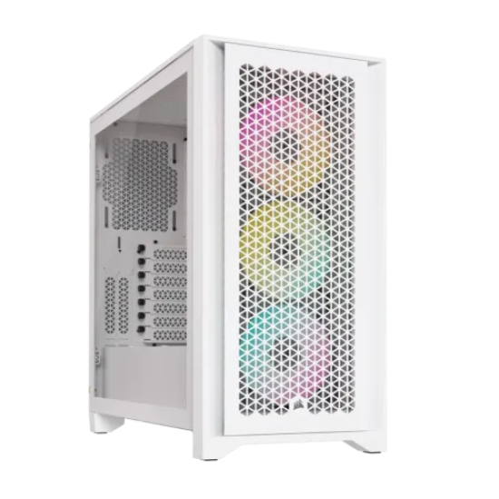 Corsair iCUE 4000D RGB AIRFLOW Mid-Tower ATX Casing White