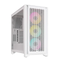 Corsair iCUE 4000D RGB AIRFLOW Mid-Tower ATX Casing White