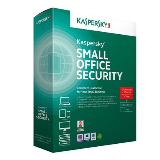 Kaspersky Small Office Security 1 Server + 5 Workstation 1 Year