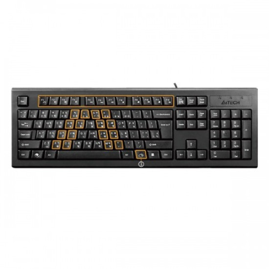 A4TECH KRS-85 Laser Engraving USB Keyboard With Bangla