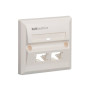 R&M R199514 2x1-Port BS Faceplate 