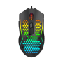 Redragon M987 Reaping Honeycomb RGB Wired Black Gaming Mouse