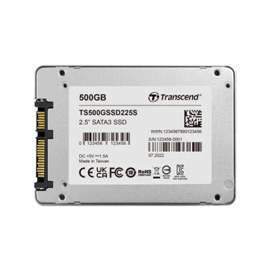 Transcend 225S 500GB 2.5 Inch SATA III SSD