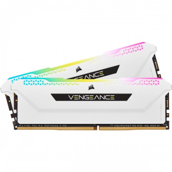 Corsair VENGEANCE RGB PRO SL 16GB (2x8GB) DDR4 3200MHz C16 RAM Kit White