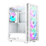 Montech X3 GLASS White Mid-Tower ATX Gaming Case